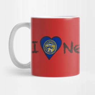 I Love Nebraska Mug